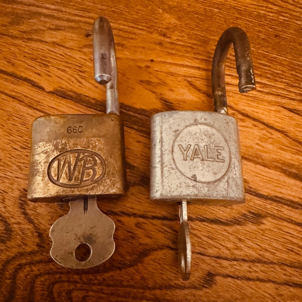 Vintage Yale and WB Padlocks